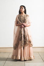 ORGANZA EMBROIDRED LEHENGA SET