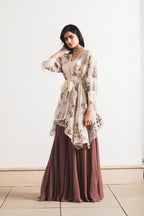 GEORGETTE SKIRT & BLOUSE SET