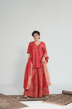 Gulnaar Chanderi Sharara Set