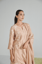 Gulrose Chanderi Kurta Set