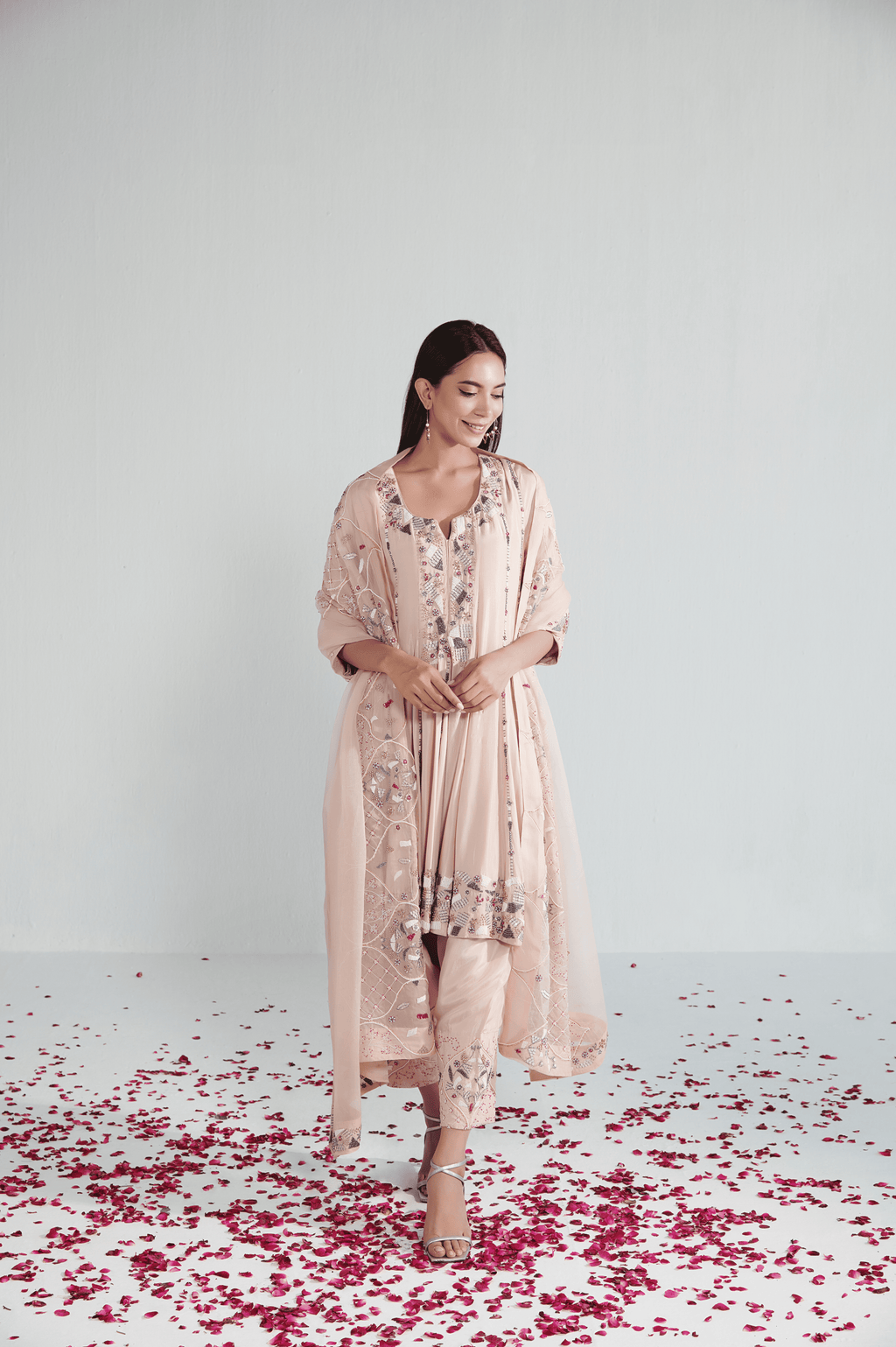 Noor Pearl Anarkali Set
