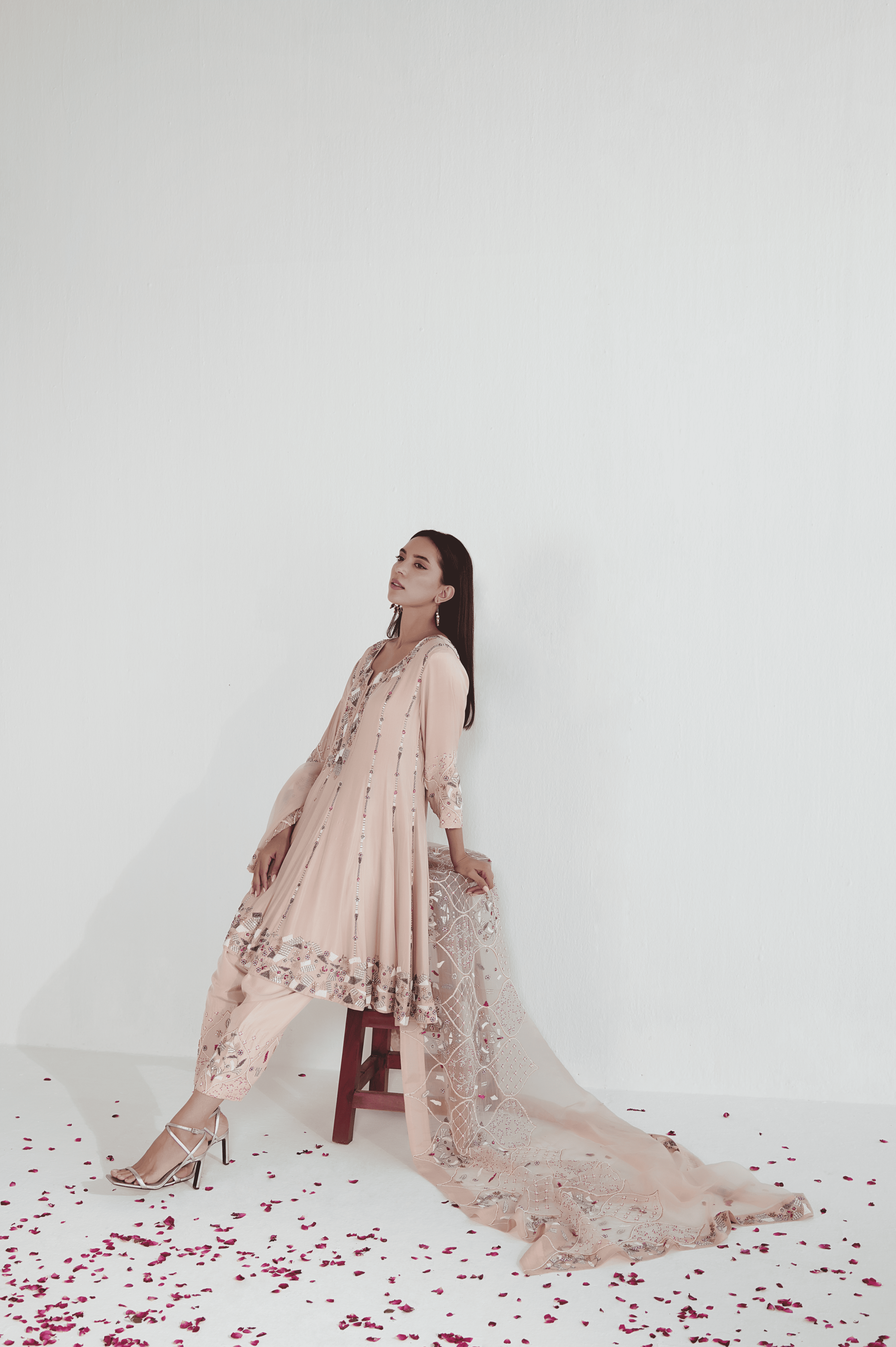 Noor Pearl Anarkali Set